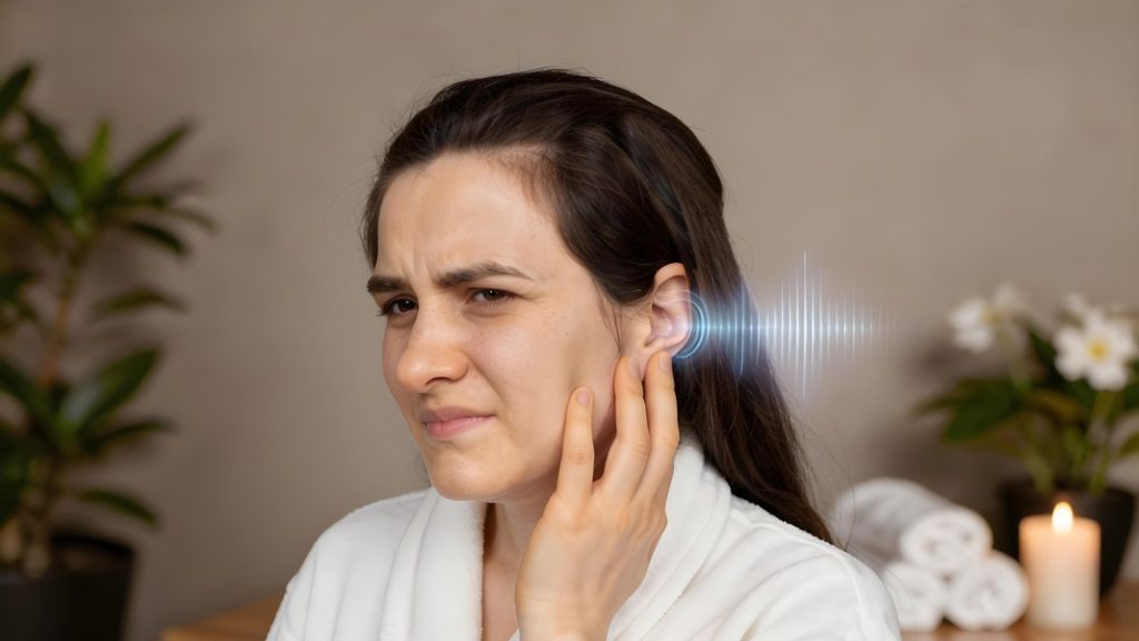 TMS Sessions affecting ear